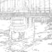 Image of H.B. / Hammersmith Bridge / Pencil drawing.