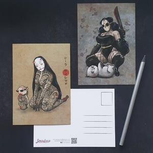 Illustrated Postcards