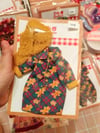 Ginger Bear Frutoso Coat and scarf