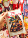 Ginger Bear Frutoso dress + mini bag for Blythe