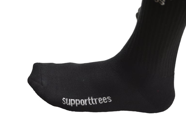 2 PACK "trees don't need us" BLACK CREW SOCK Image 3