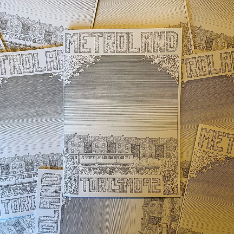 Image of Metroland Zine & Pin Pack - Torismo.92