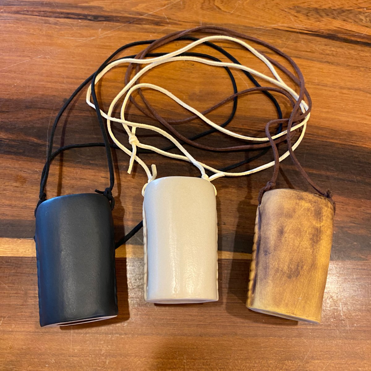 Image of Tabu Idol Tiki Mug Necklace Bone