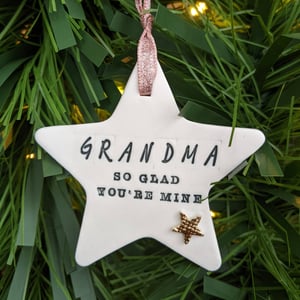 Image of Grandparent Star Decorations