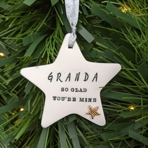 Image of Grandparent Star Decorations