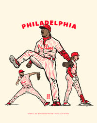 Image 3 of Phillies playoff prints (5 moments)