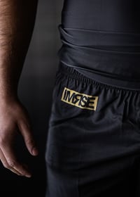 Image 2 of IMRSE YRSLF Shorts (Black & Evergreen)