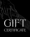 GIFT CERTIFICATE