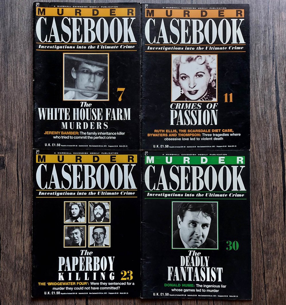 Murder Casebook - Various Issues