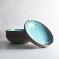 Image 2 of set of 4 shallow bowls