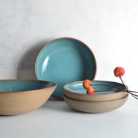 Image 3 of set of 4 shallow bowls