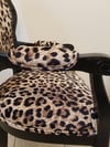 Fabulous Vintage Leopard Print Chair