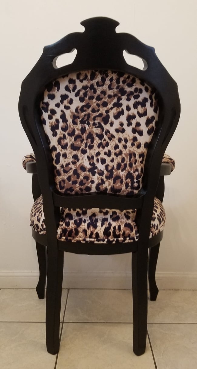 Fabulous Vintage Leopard Print Chair