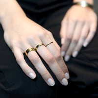 Image 2 of Bague Martelée Fine / Fine Hammered Ring