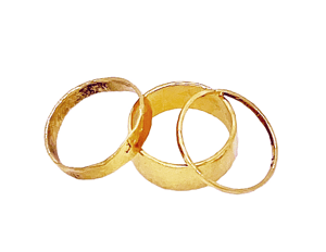 Image of Bague Martelée Fine / Fine Hammered Ring