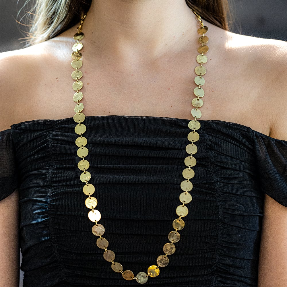 Image of Sautoir Multi Pastilles ø12 / Multi Pellet Necklace ø12