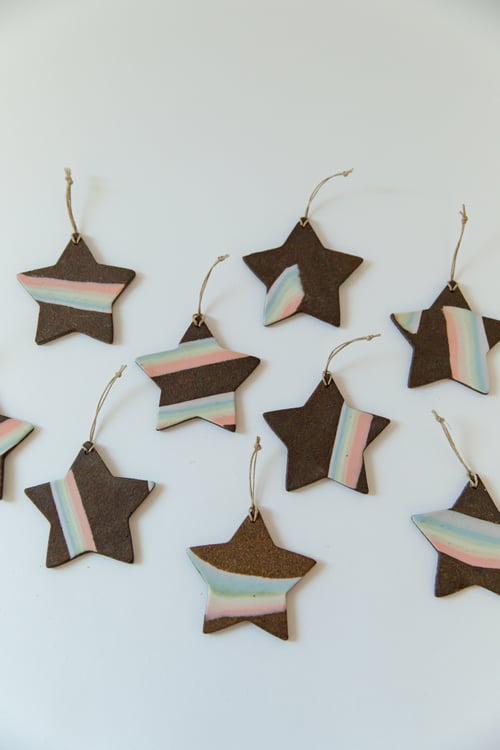 Image of Mini Rainbow Star Ornament