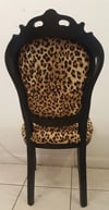 Vintage Leopard Print Italian Chair