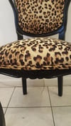 Vintage Leopard Print Italian Chair