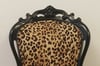 Vintage Leopard Print Italian Chair