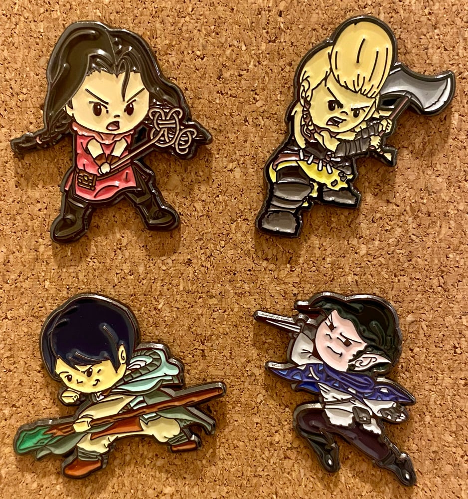 Image of Epic Quest Heroes Pin Set
