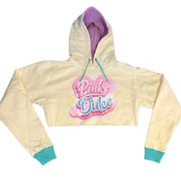 Image 1 of Pink Dulce Crop Top Hoodies 