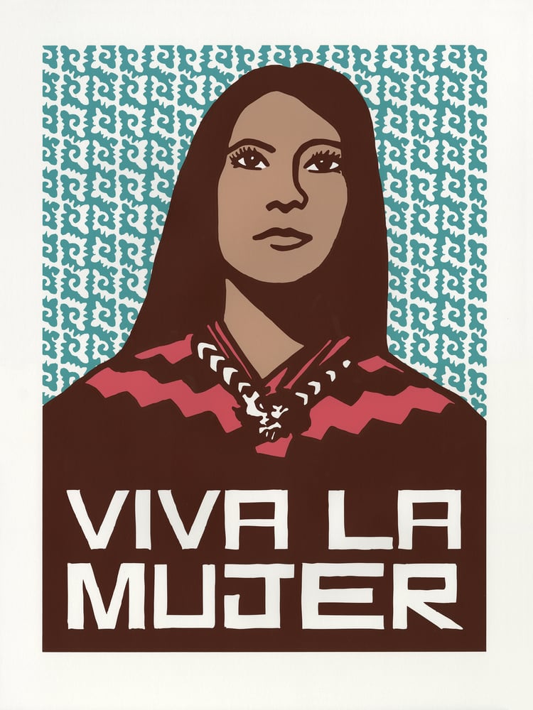 Image of Viva La Mujer (Large - Teal/Red, 2022)