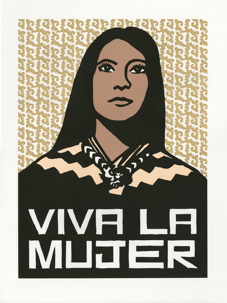 Image of Viva La Mujer (Large - Gold/Brown, 2022)