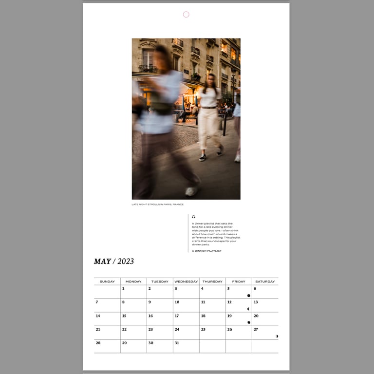 Soundscapes: 2023 Calendar Image 3