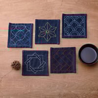 Image 1 of Sashiko Coaster Collections