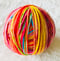Image of Summer Sunset-Hand Dyed Mega Ball of 8ply Yarn