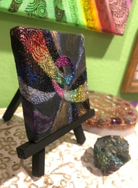Image 3 of "Out the Chute" by Katy DeBra, 3" x 3" x 0.4"