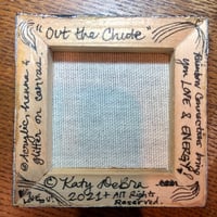 Image 5 of "Out the Chute" by Katy DeBra, 3" x 3" x 0.4"