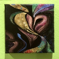 Image 2 of "New Story" by Katy DeBra, 6" x 6" x 0.5"