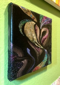 Image 3 of "New Story" by Katy DeBra, 6" x 6" x 0.5"