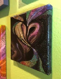 Image 4 of "New Story" by Katy DeBra, 6" x 6" x 0.5"