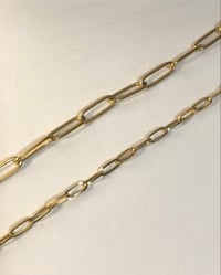 Image 4 of Paperclip Link Chain Necklace