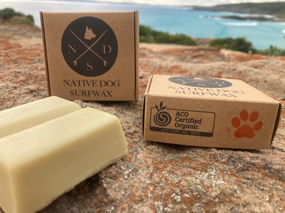 Image of Native Dog Surf Wax Warm Water (Red Paw) 