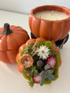 24oz. Large Ceramic Pumpkin Candle & Succulent Workshop