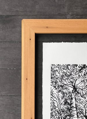 Stand III Framed in Salvaged Fir