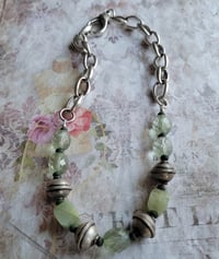 Image 2 of Soft + Earthy Laurel Green Beaded Necklace