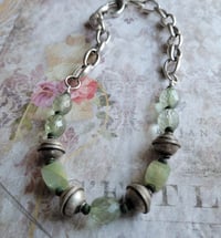 Image 3 of Soft + Earthy Laurel Green Beaded Necklace