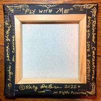 Image 5 of "Fly with Me" by Katy DeBra, 6" x 6" x 0.5"