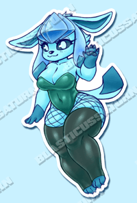 Image 1 of Bunny Suit Glace - Vinyl Sticker