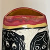 “Sasquatch” .Porcelain vase 