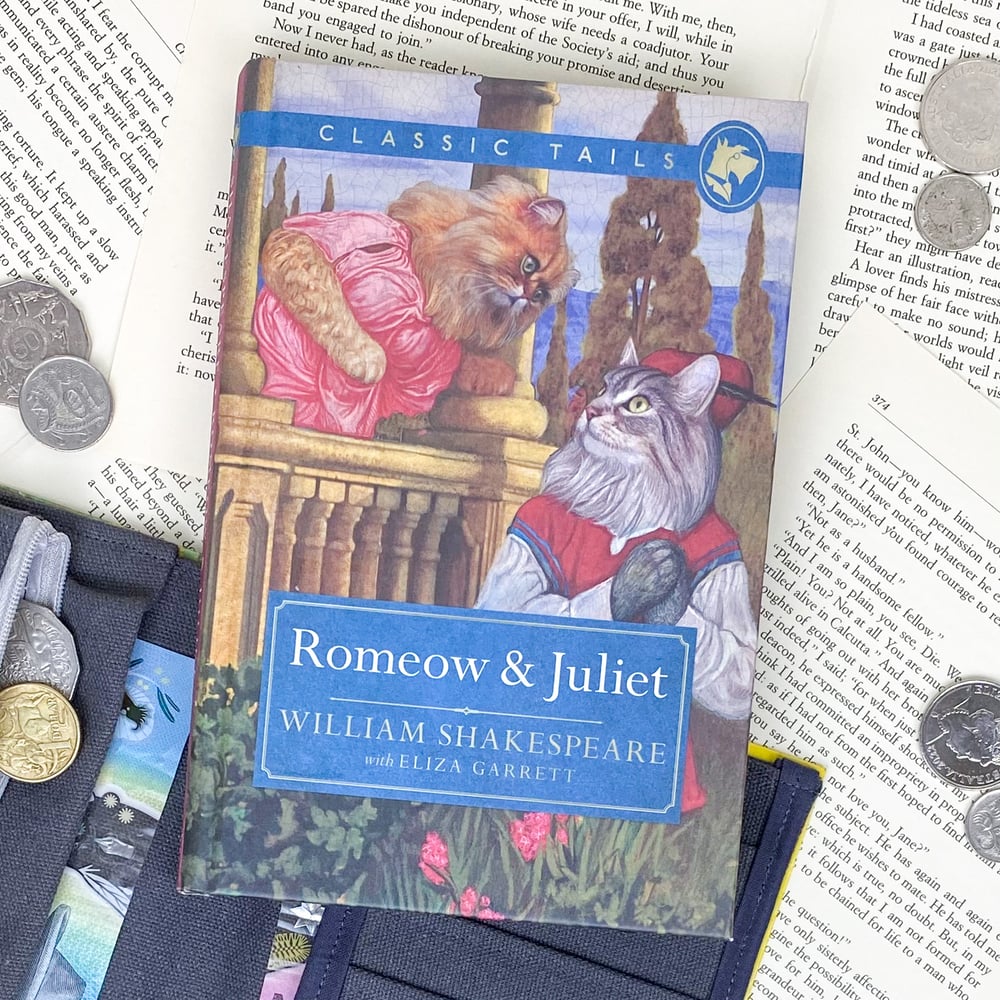 Image of Romeow and Juliet, Shakespeare Book Wallet