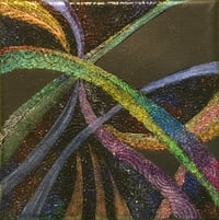 Image 1 of "Synchronicity" by Katy DeBra, 6" x 6" x 0.5"