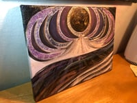 Image 4 of "New Time" by Katy DeBra, 9" x 12" x 0.5"