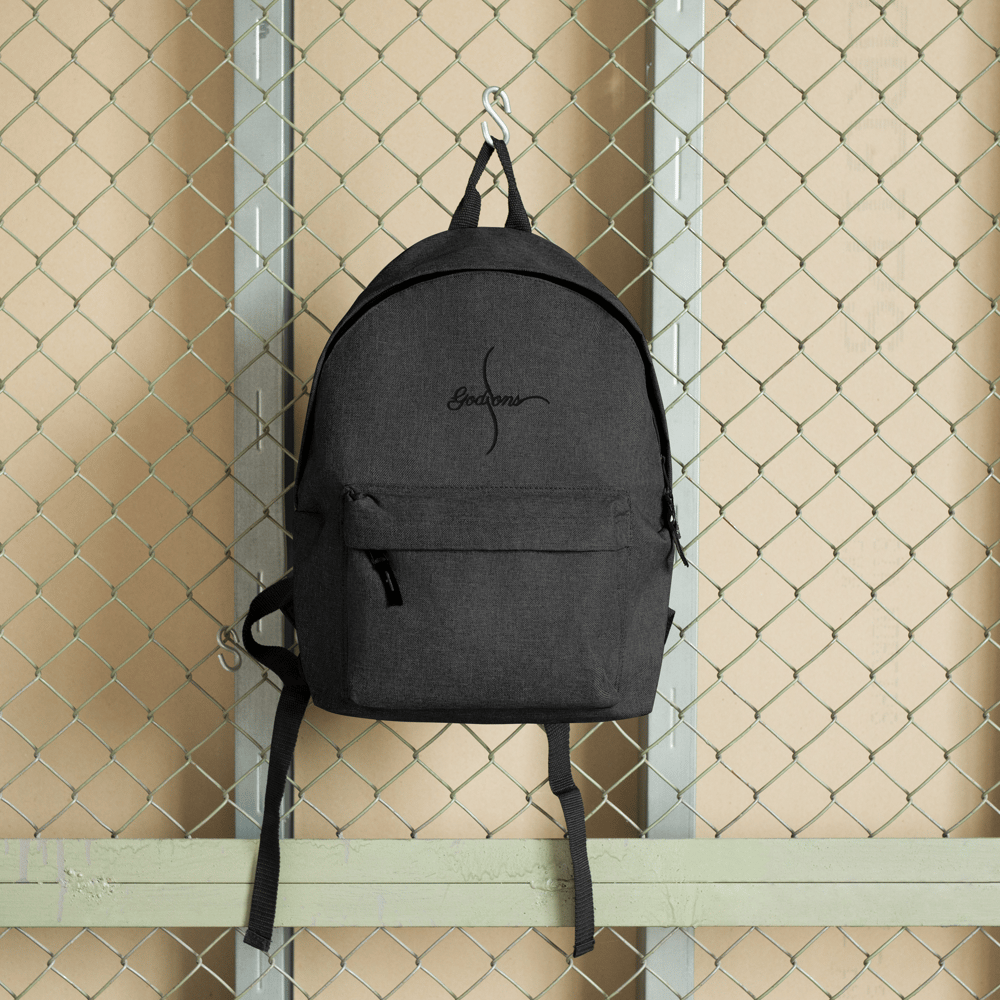 Image of Godsons Embroidered Backpack