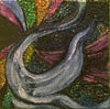 "Speaking to Water" by Katy DeBra, 3" x 3" x 0.4"